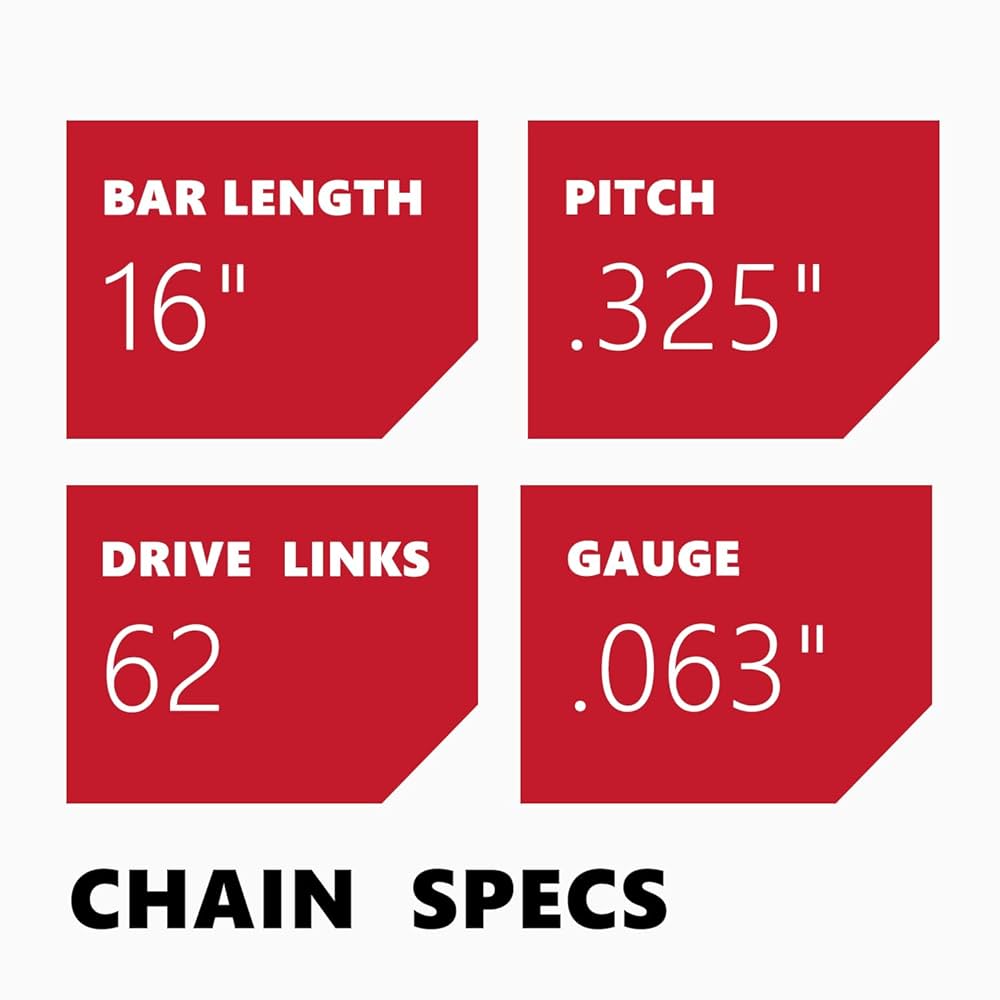 Amazon.com: KAKEI Stihl Chainsaw Chain 16 Inch .325